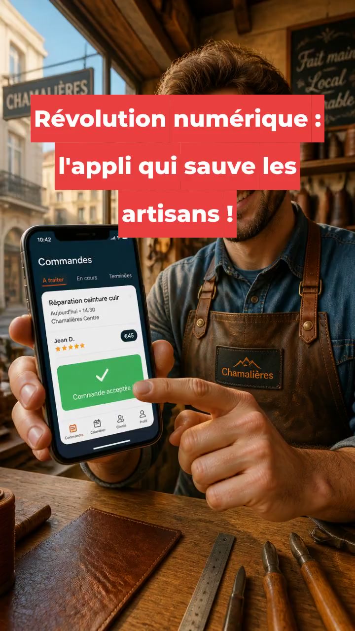 Révolution numérique : l'appli qui sauve les artisans !