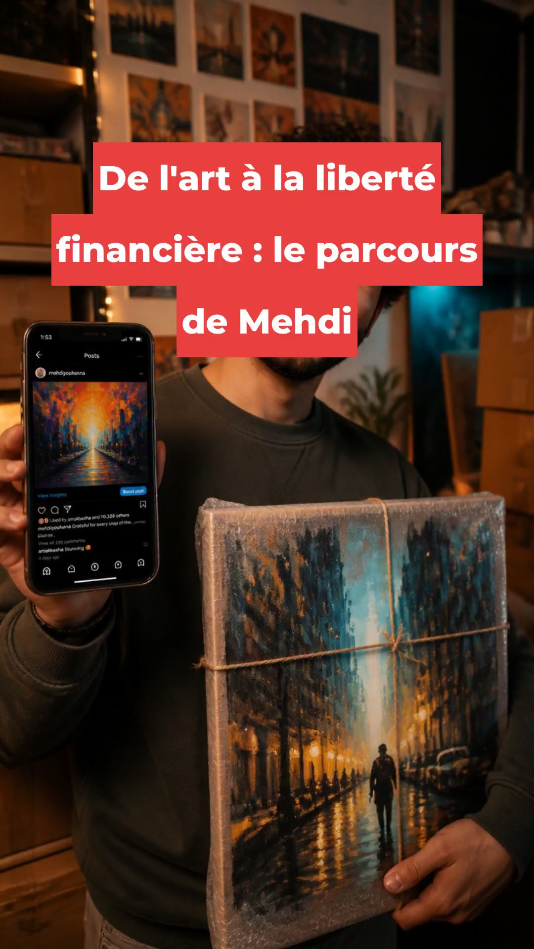 De l'art à la liberté financière : le parcours de Mehdi