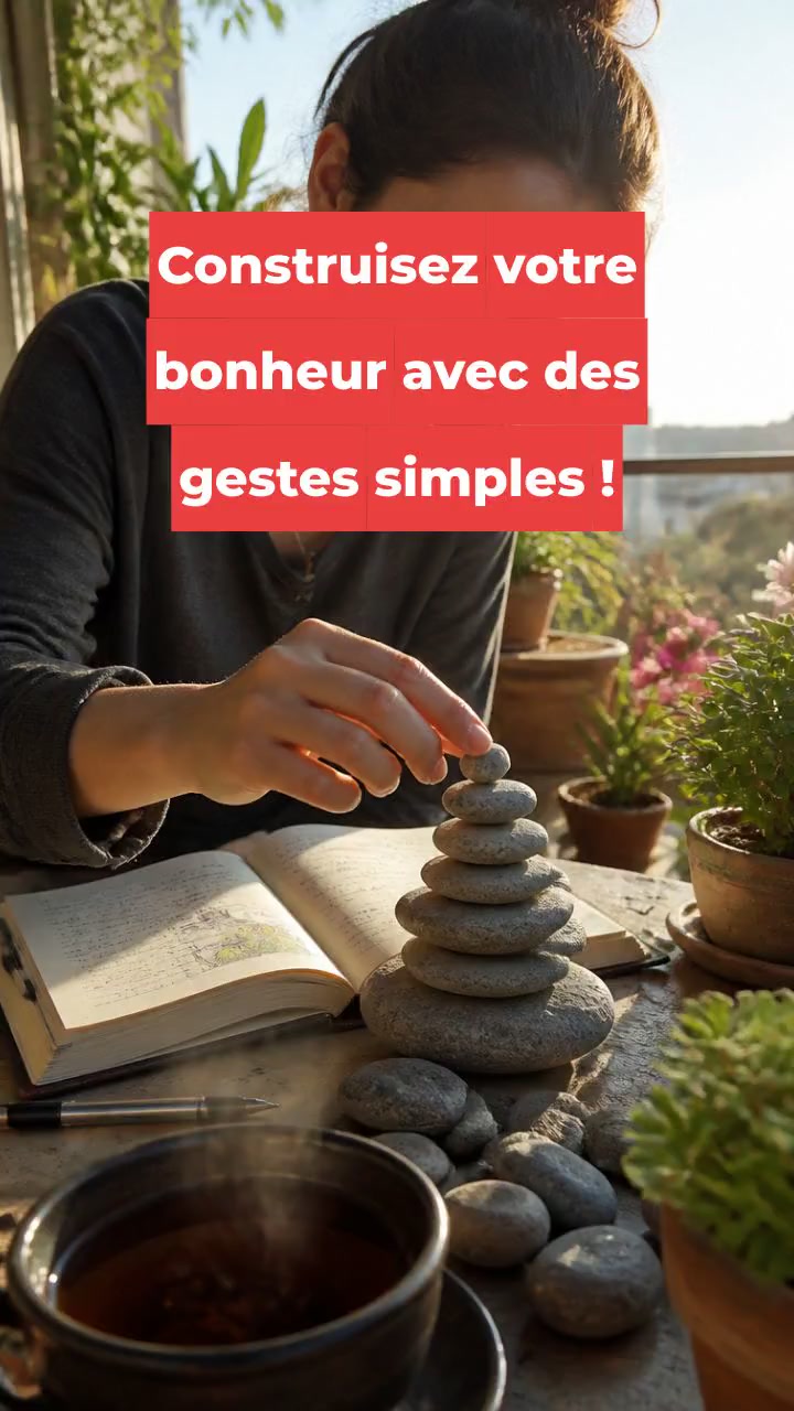 Construisez votre bonheur avec des gestes simples !