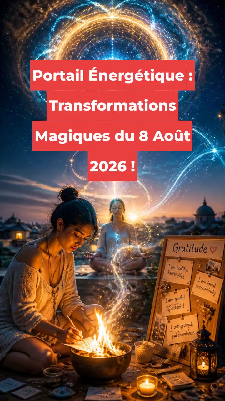 Portail Énergétique : Transformations Magiques du 8 Août 2026 !