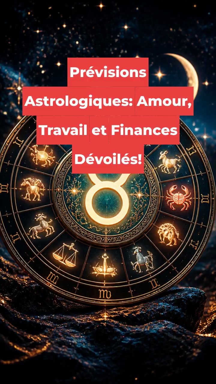 Prévisions Astrologiques: Amour, Travail et Finances Dévoilés!