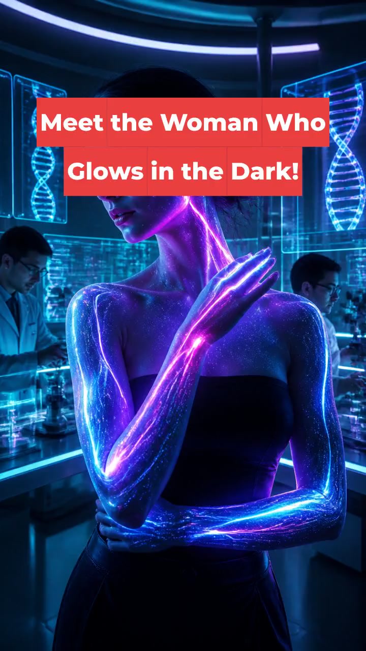 Meet the Woman Who Glows in the Dark!