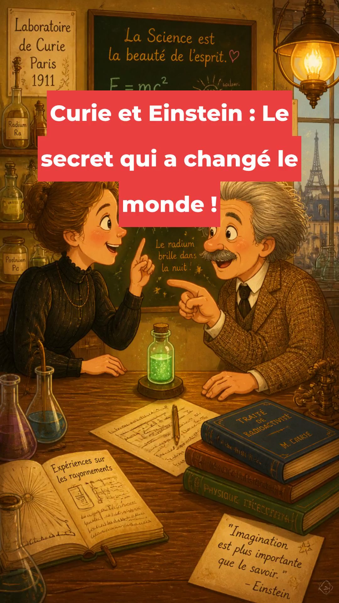 Curie et Einstein : Le secret qui a changé le monde !