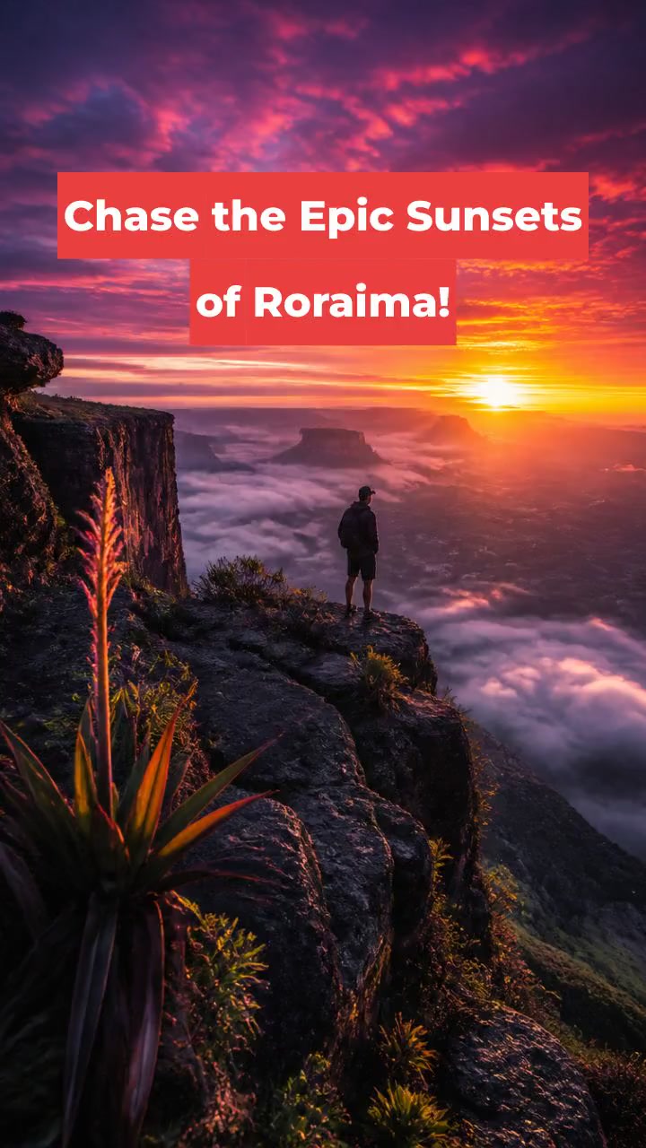 Chase the Epic Sunsets of Roraima!