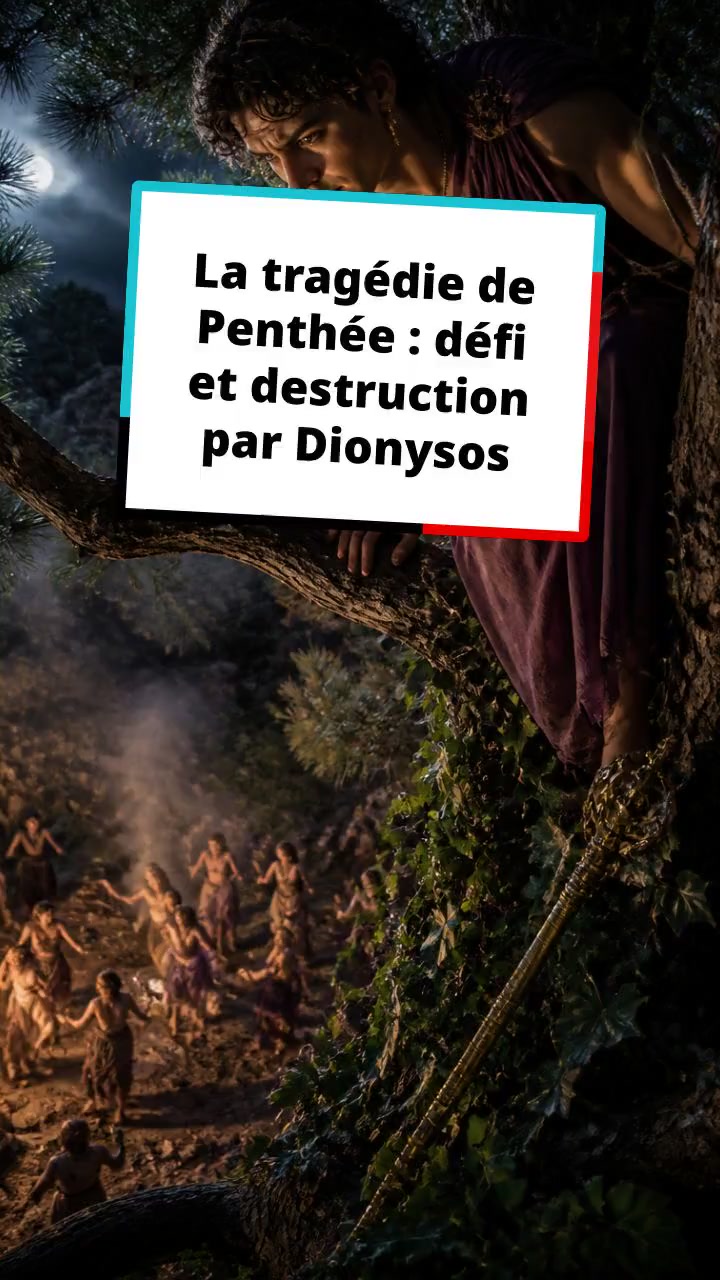 La tragédie de Penthée : défi et destruction par Dionysos