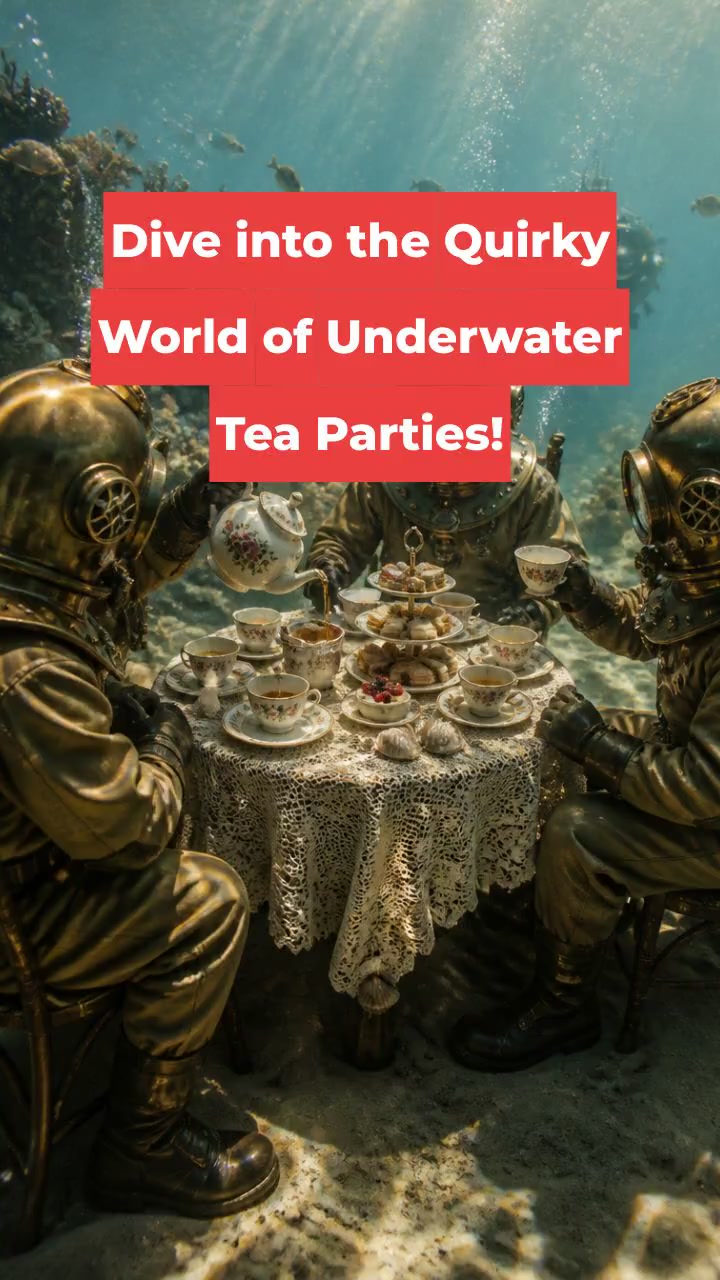 Dive into the Quirky World of Underwater Tea Parties!