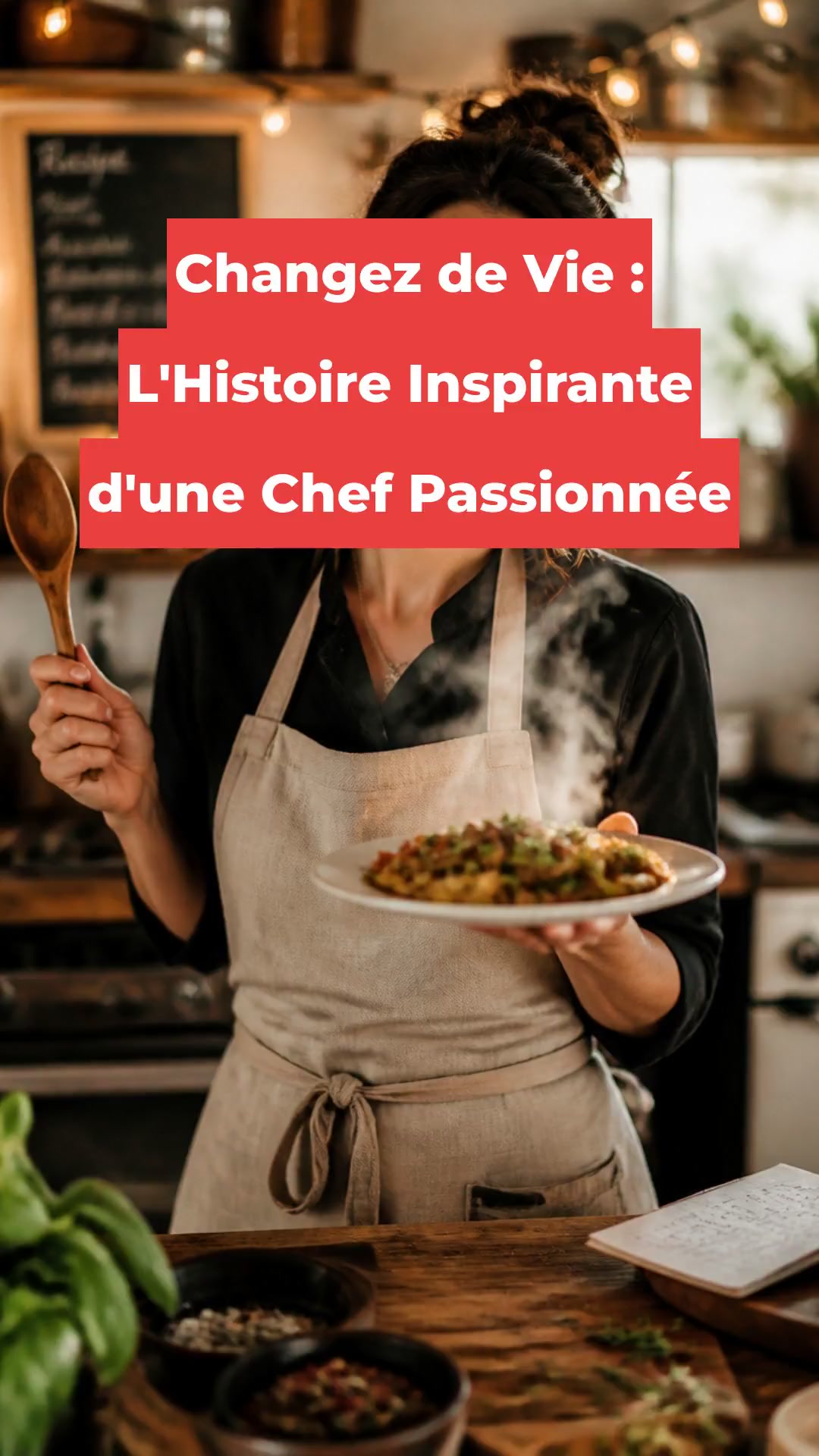 Changez de Vie : L'Histoire Inspirante d'une Chef Passionnée
