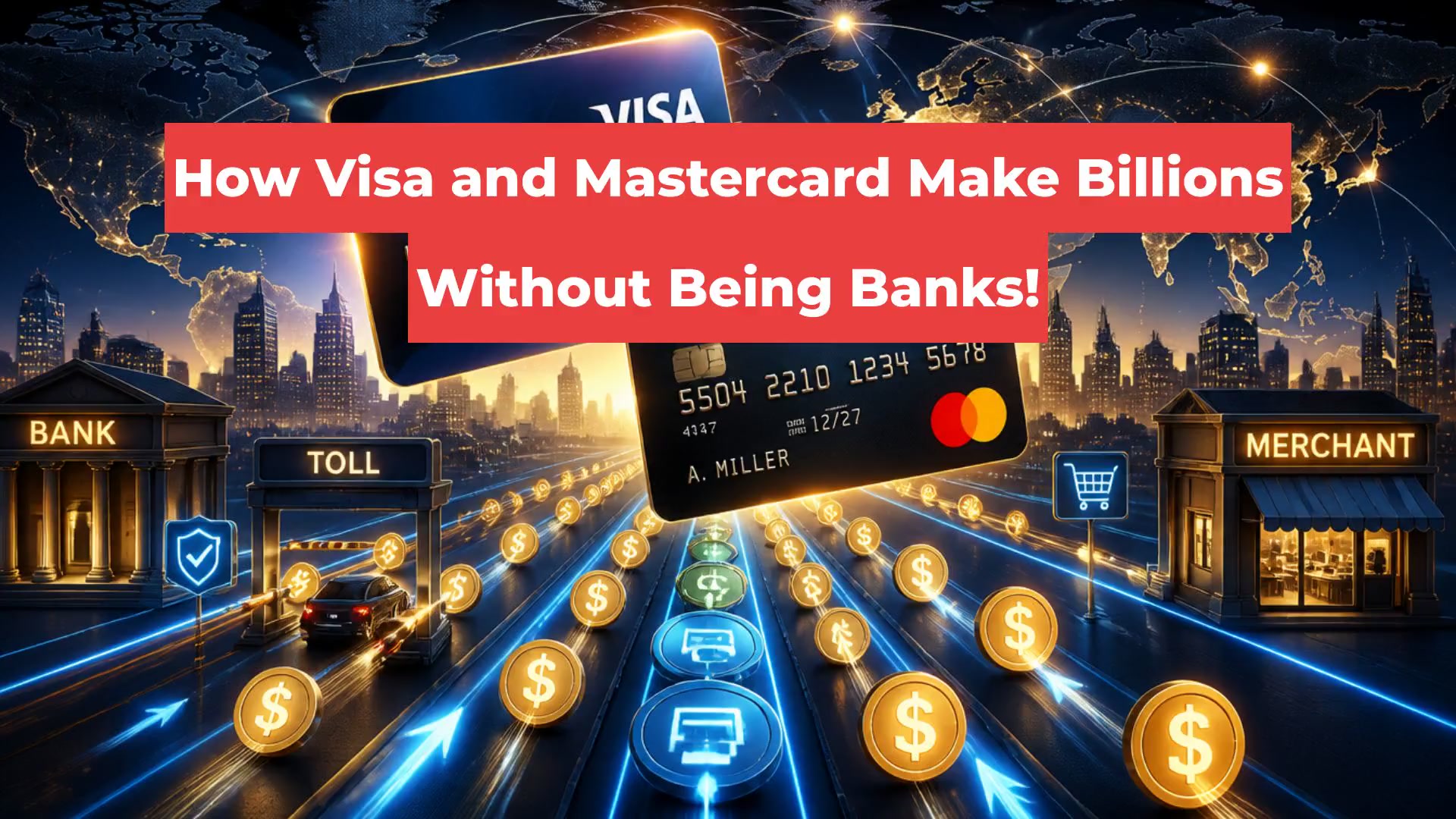 How Visa and Mastercard Make Billions Without Being Banks!