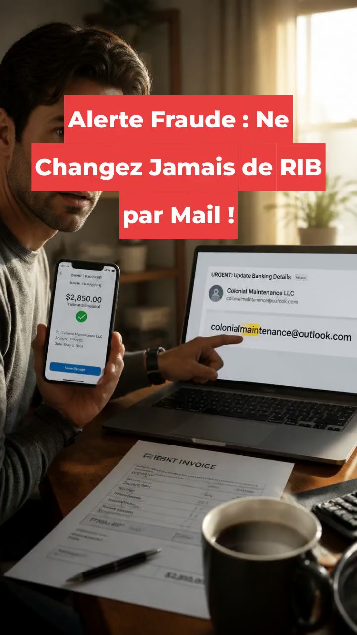 Alerte Fraude : Ne Changez Jamais de RIB par Mail !
