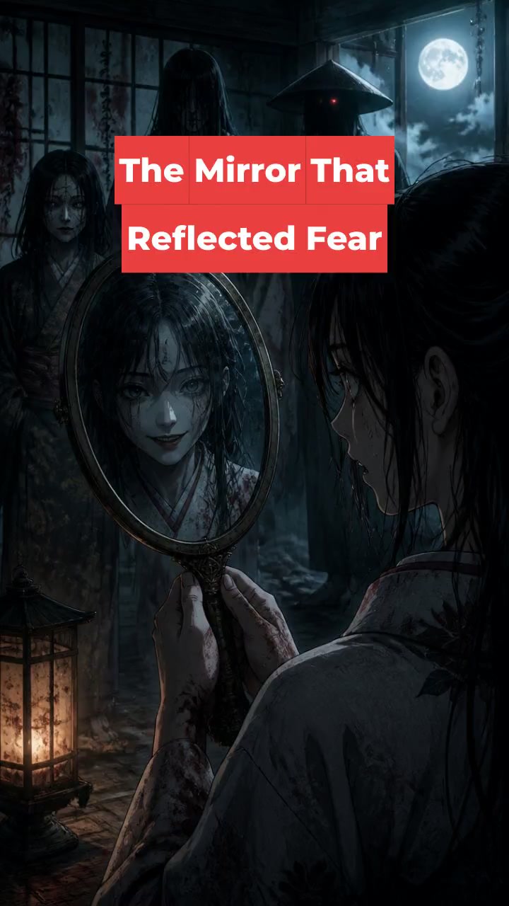 She looked into the mirror… but her reflection moved first.”