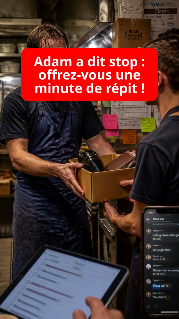 Adam a dit stop : offrez-vous une minute de répit !