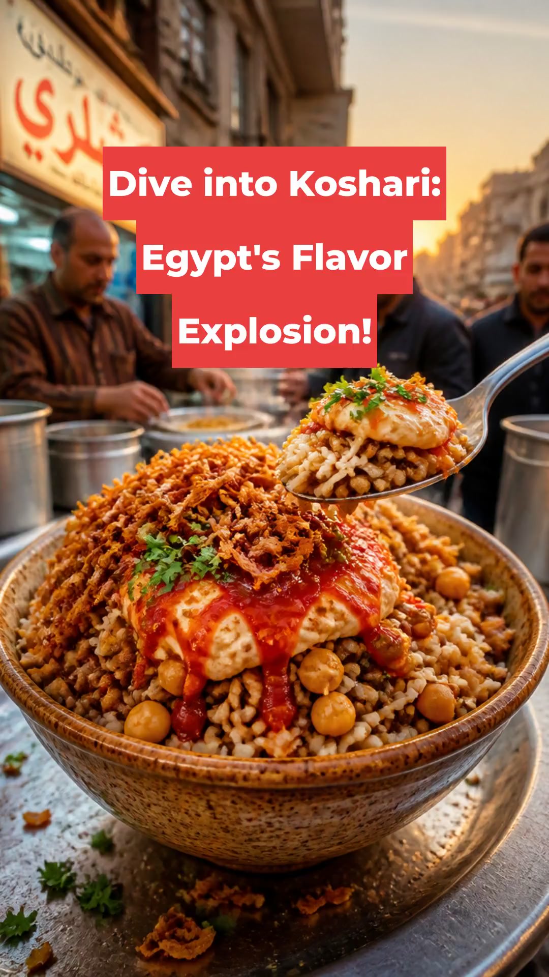 Dive into Koshari: Egypt's Flavor Explosion!