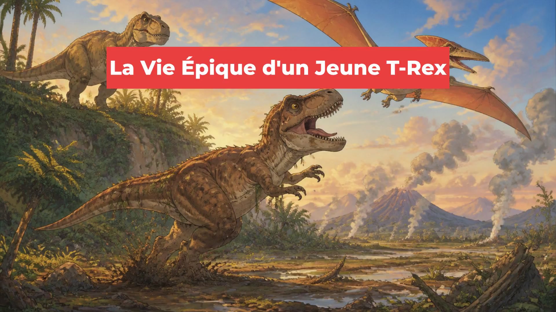 La Vie Épique d'un Jeune T-Rex