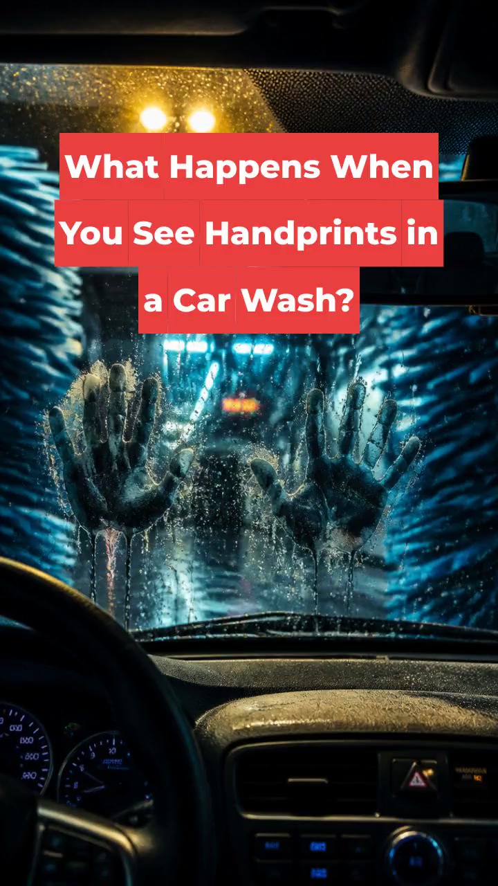 What Happens When You See Handprints in a Car Wash?