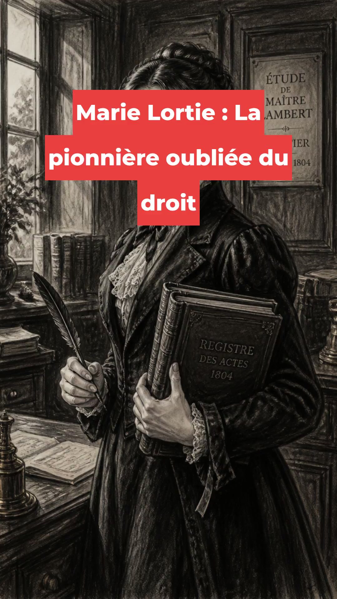 Marie Lortie : La pionnière oubliée du droit