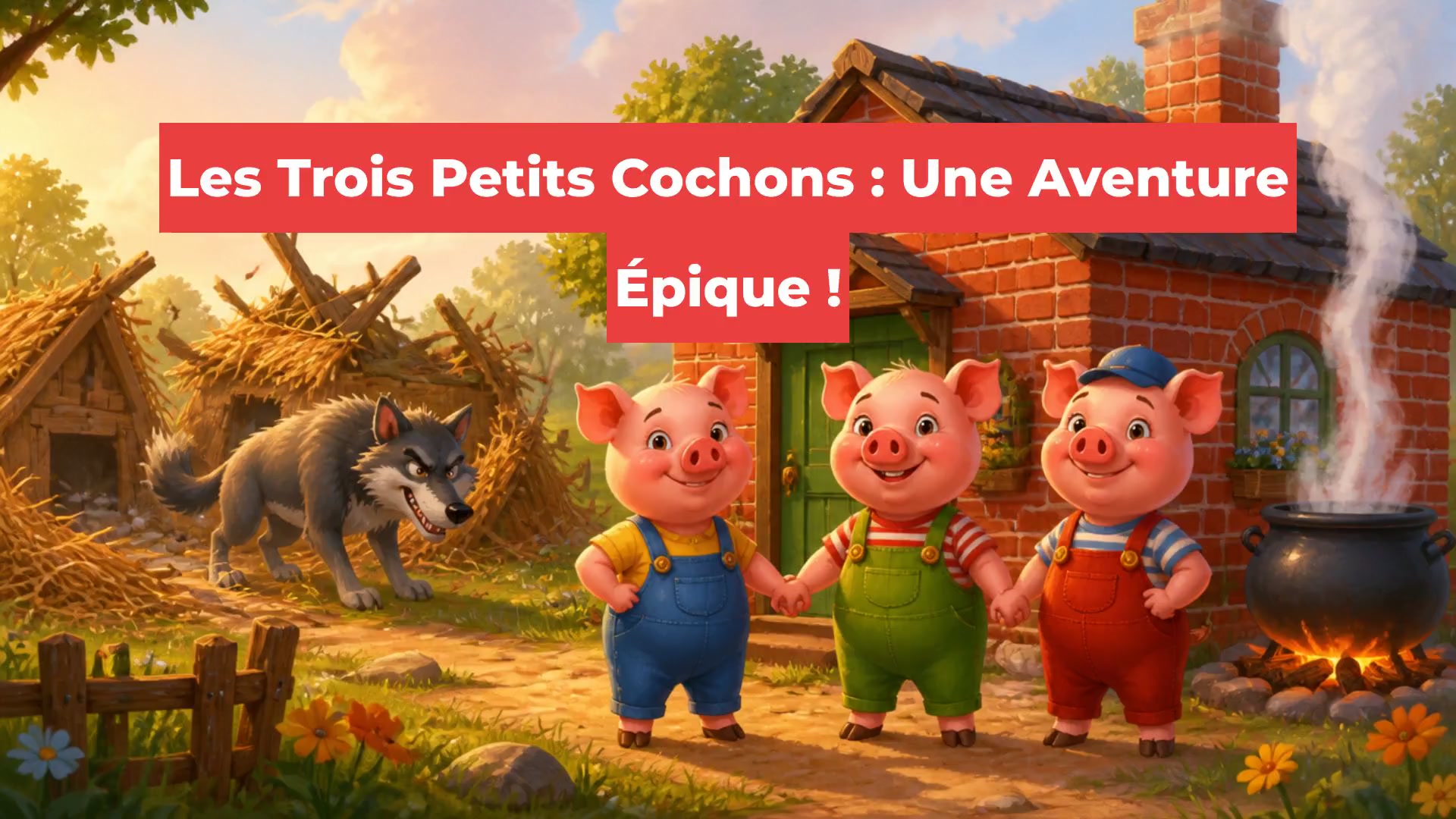Les Trois Petits Cochons : Une Aventure Épique !