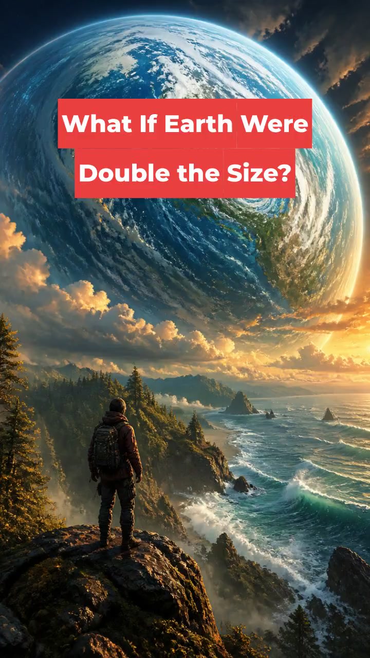 What If Earth Were Double the Size?