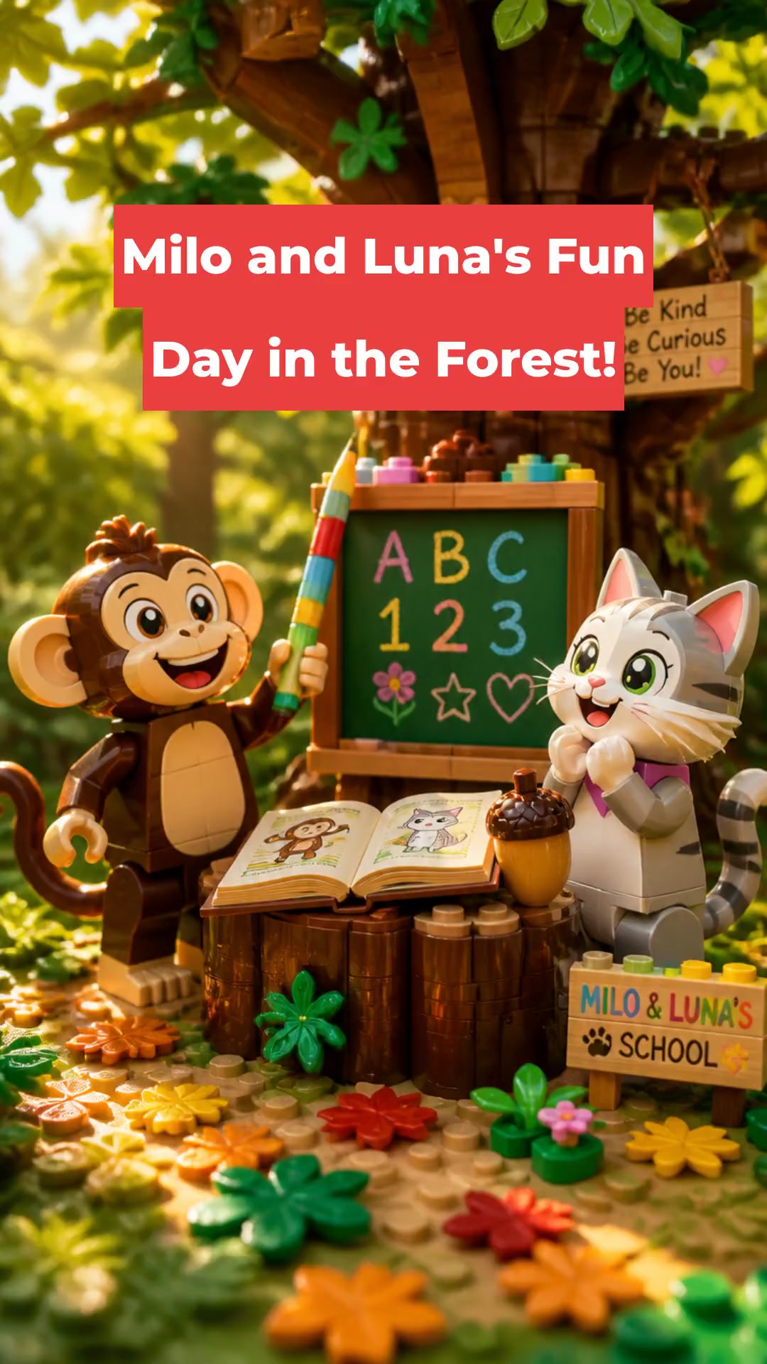 Milo and Luna's Fun Day in the Forest!