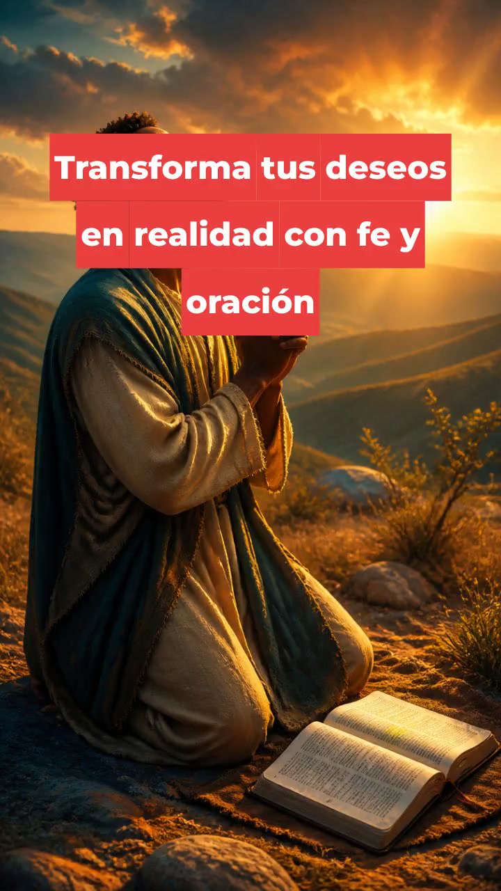 Transforma tus deseos en realidad con fe y oración