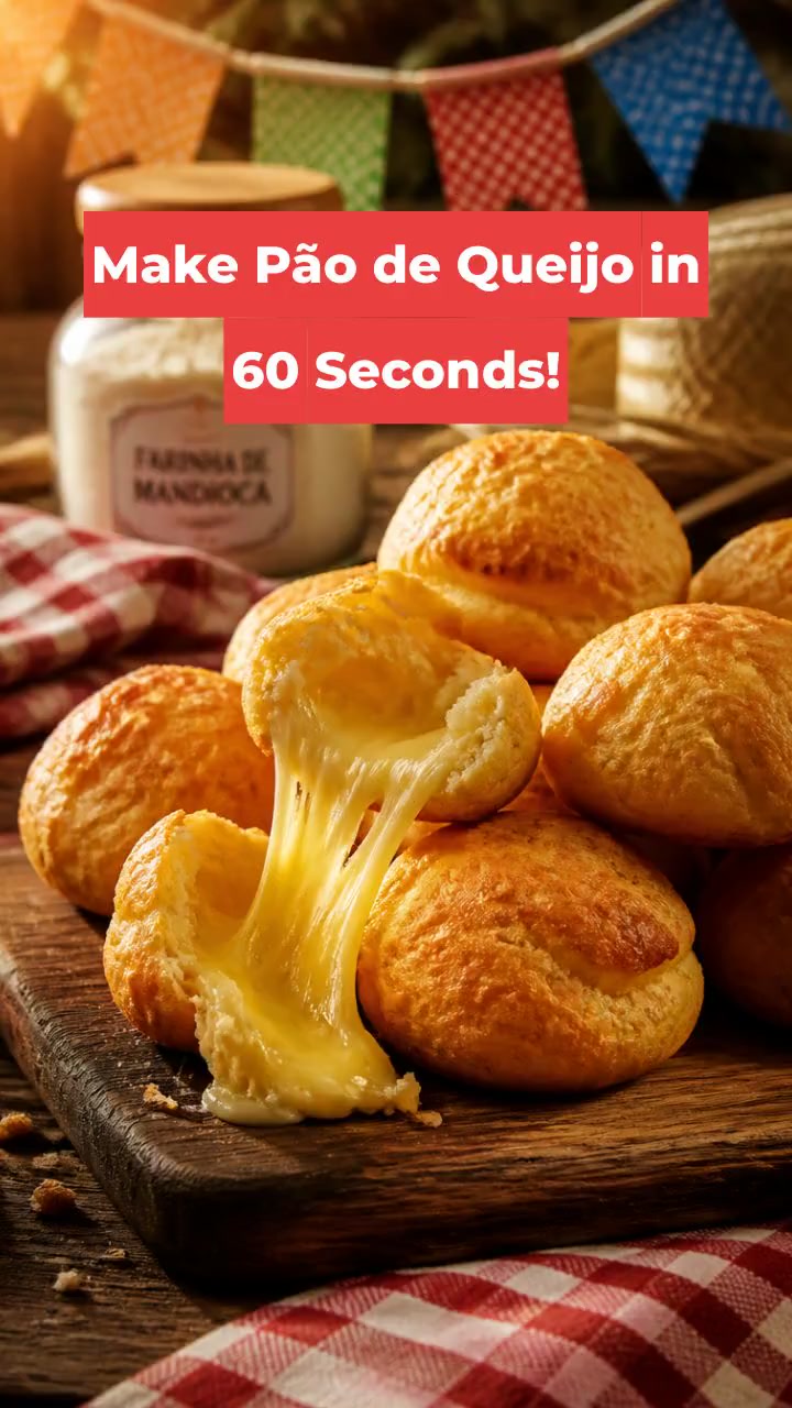 Make Pão de Queijo in 60 Seconds!