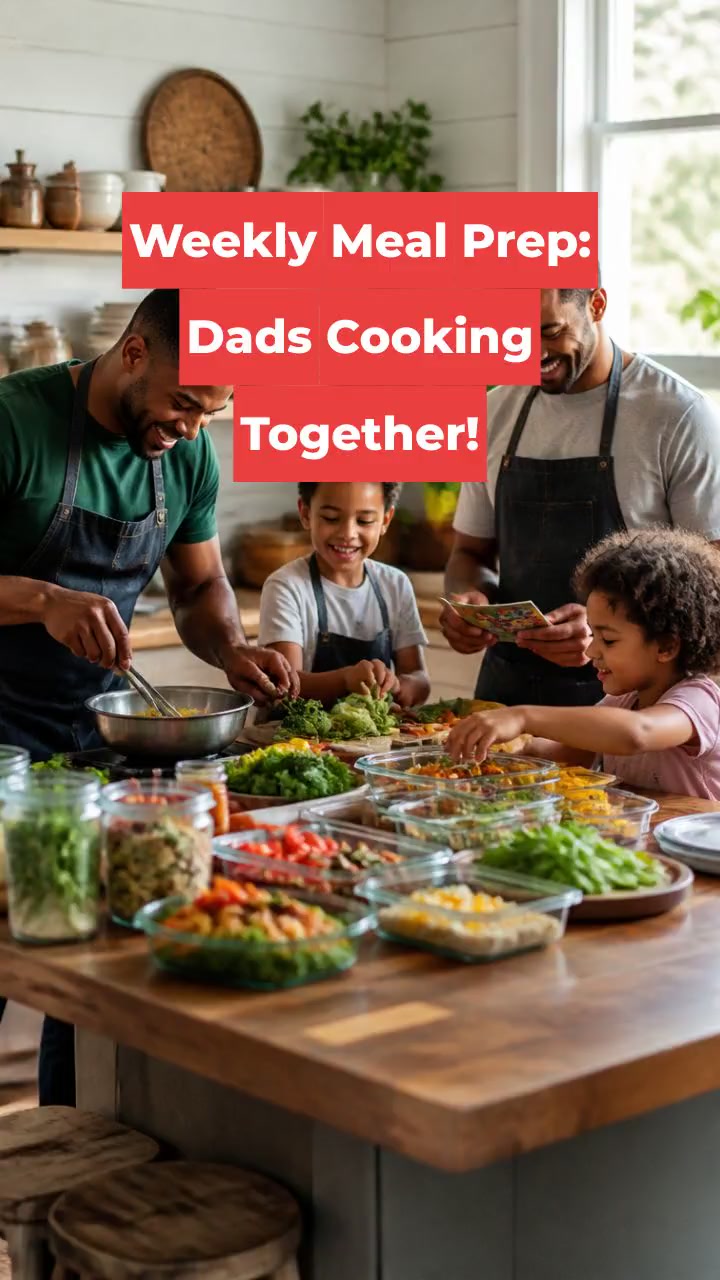 Weekly Meal Prep: Dads Cooking Together!