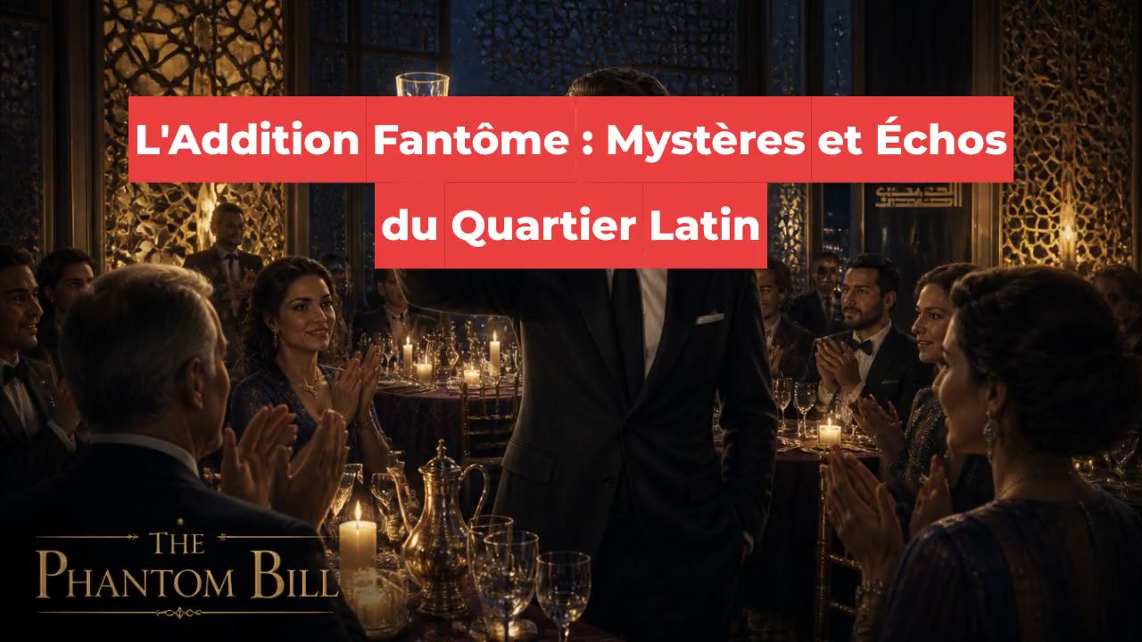 L'Addition Fantôme : Mystères et Échos du Quartier Latin