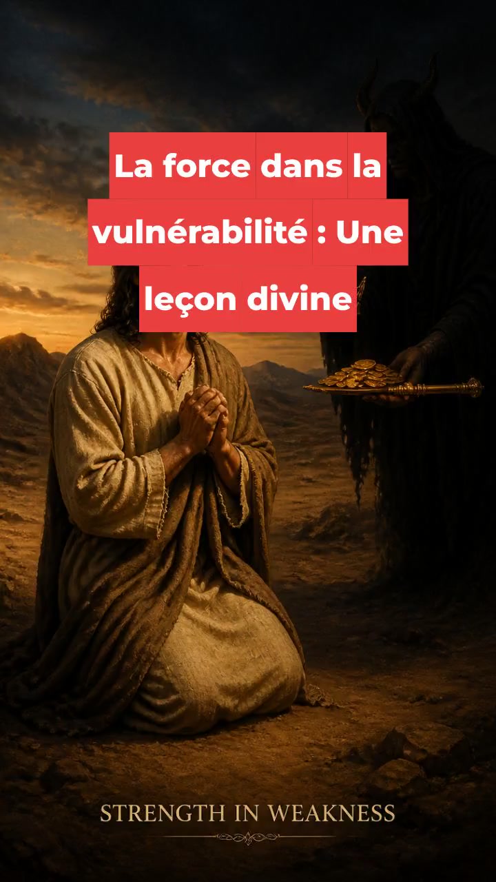 La force dans la vulnérabilité : Une leçon divine