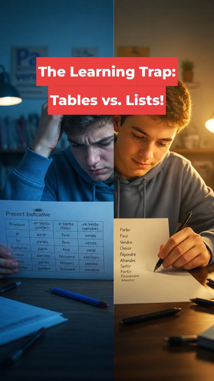 The Learning Trap: Tables vs. Lists!