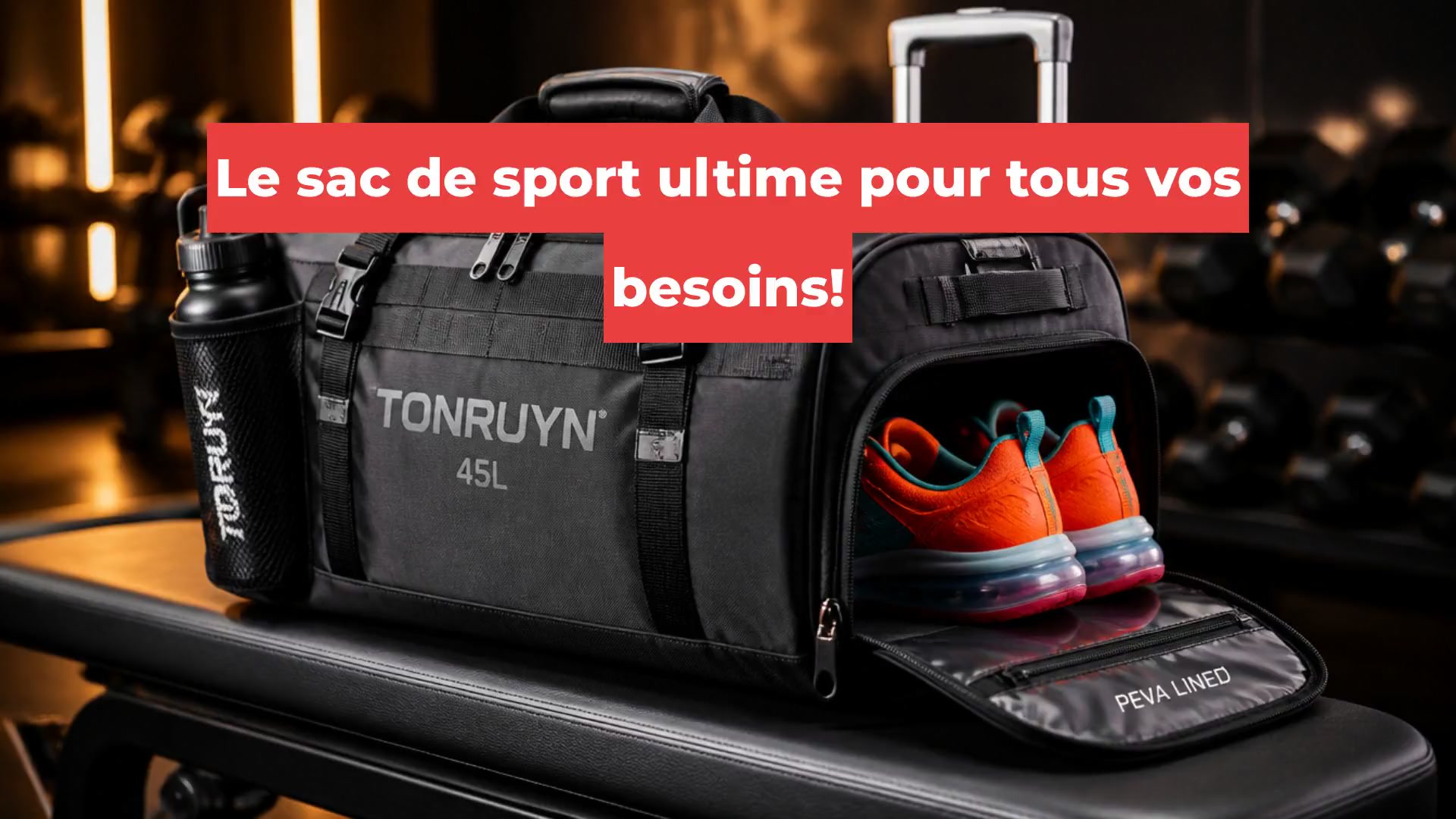 Le sac de sport ultime pour tous vos besoins!