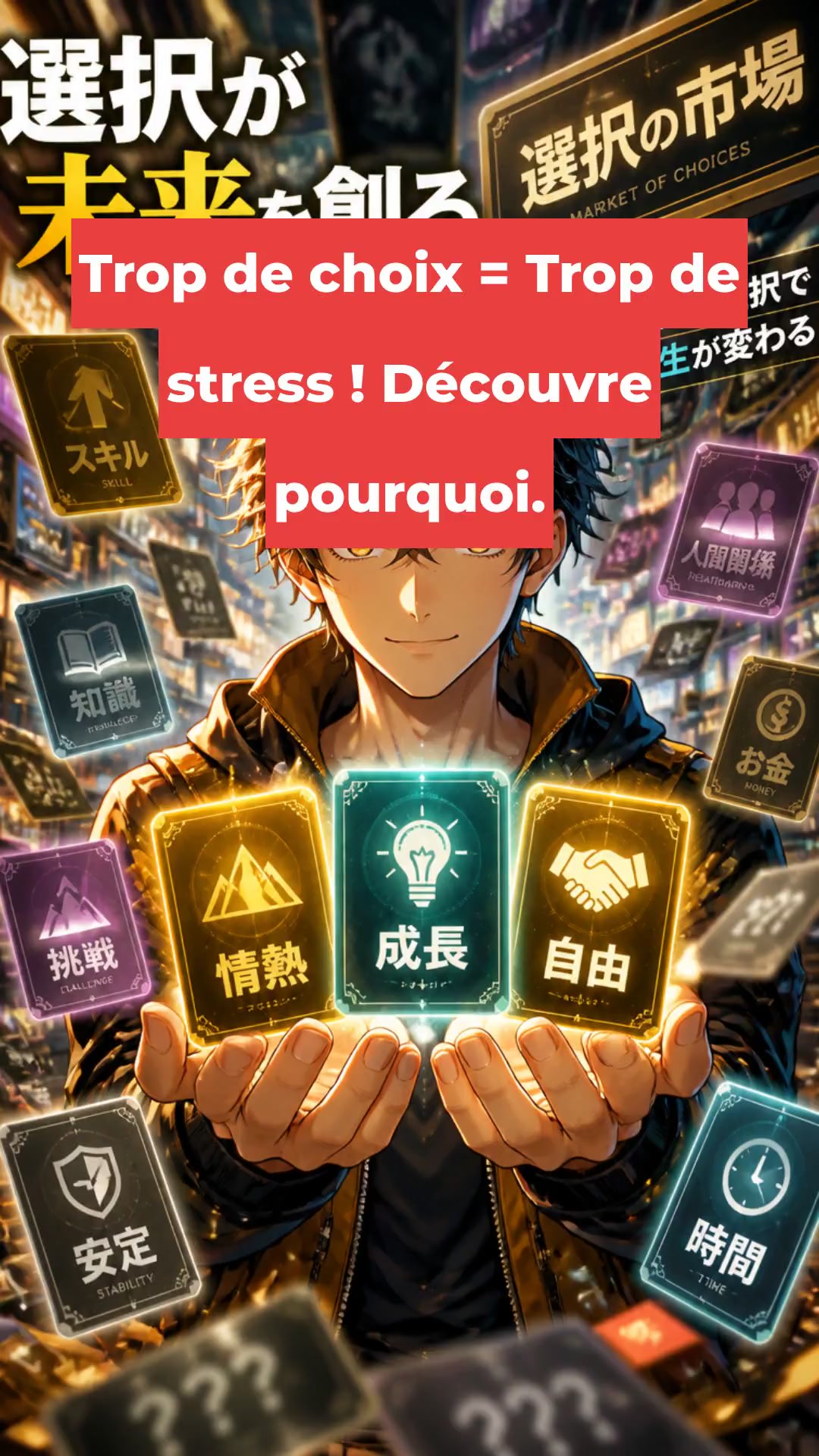 Trop de choix = Trop de stress ! Découvre pourquoi.