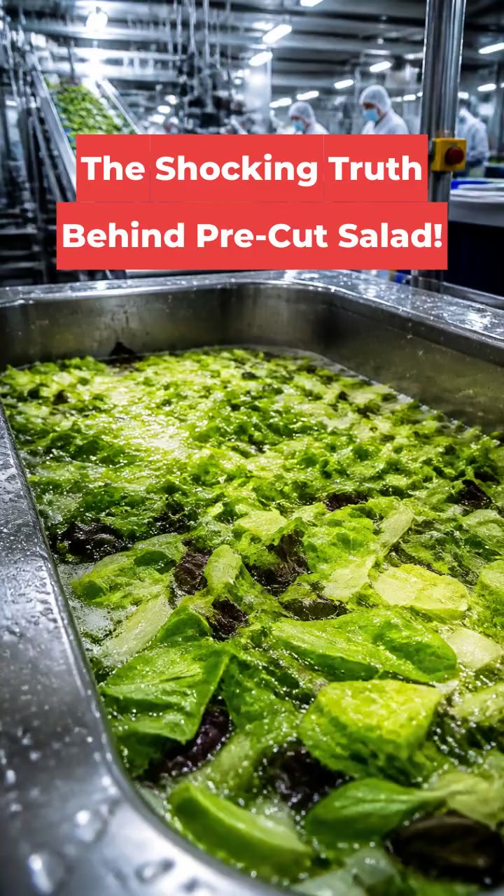 The Shocking Truth Behind Pre-Cut Salad!