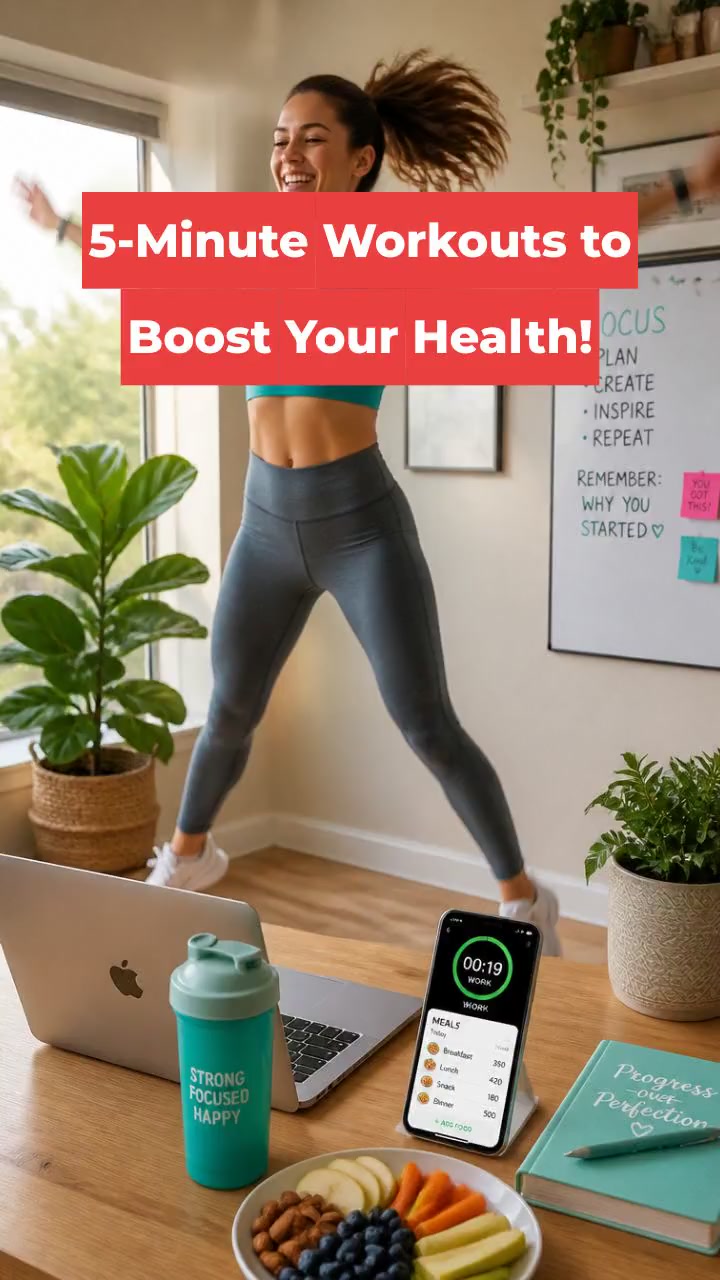 5-Minute Workouts to Boost Your Health!