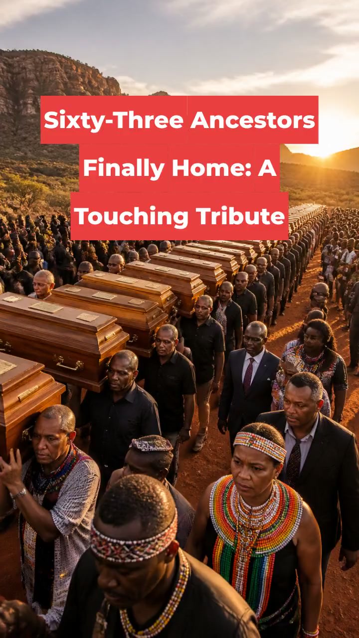 Sixty-Three Ancestors Finally Home: A Touching Tribute