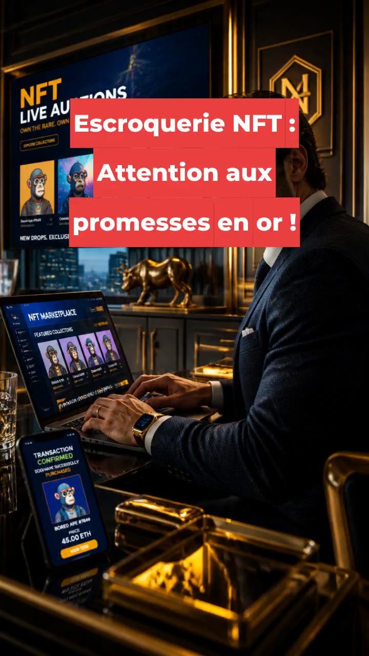 Escroquerie NFT : Attention aux promesses en or !