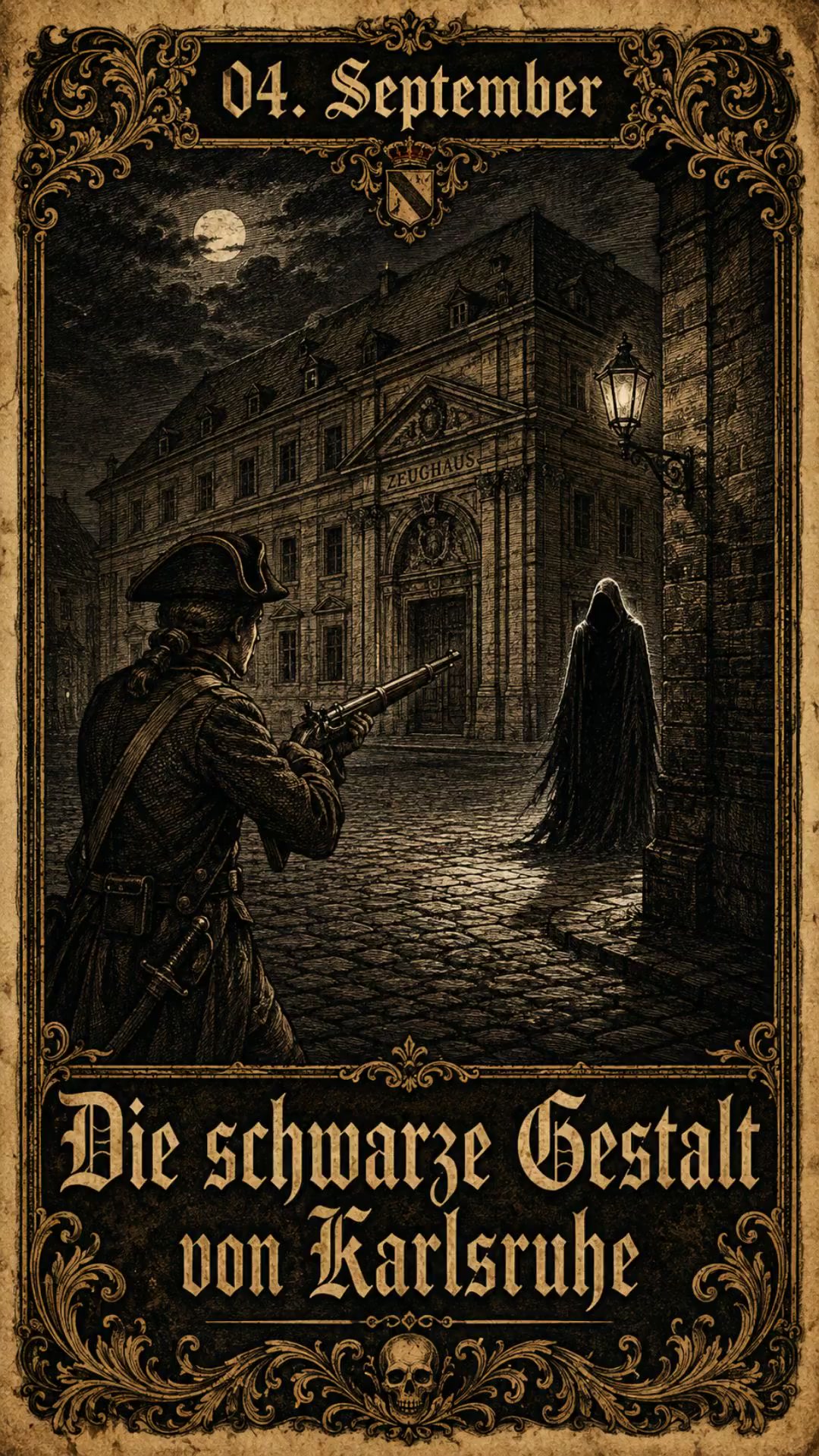 Die schwarze Gestalt von Karlsruhe