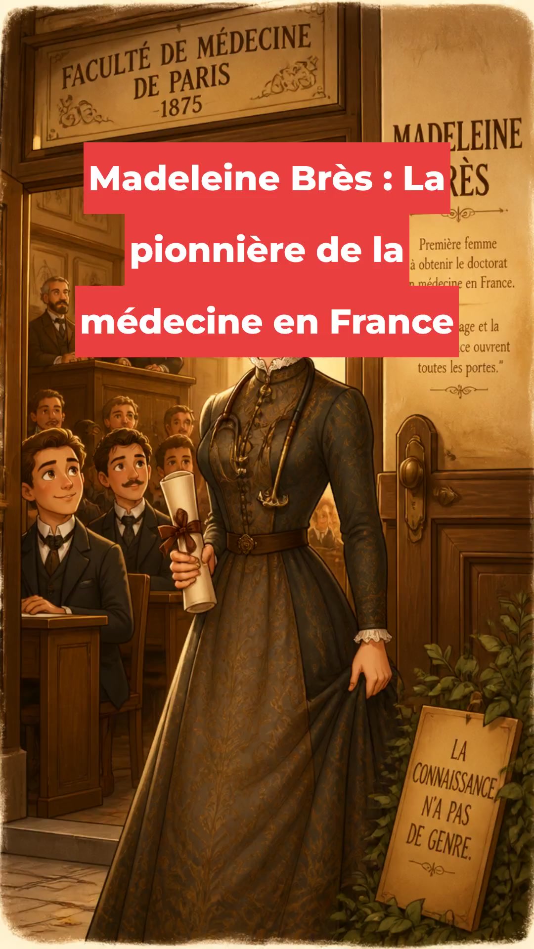 Madeleine Brès : La pionnière de la médecine en France