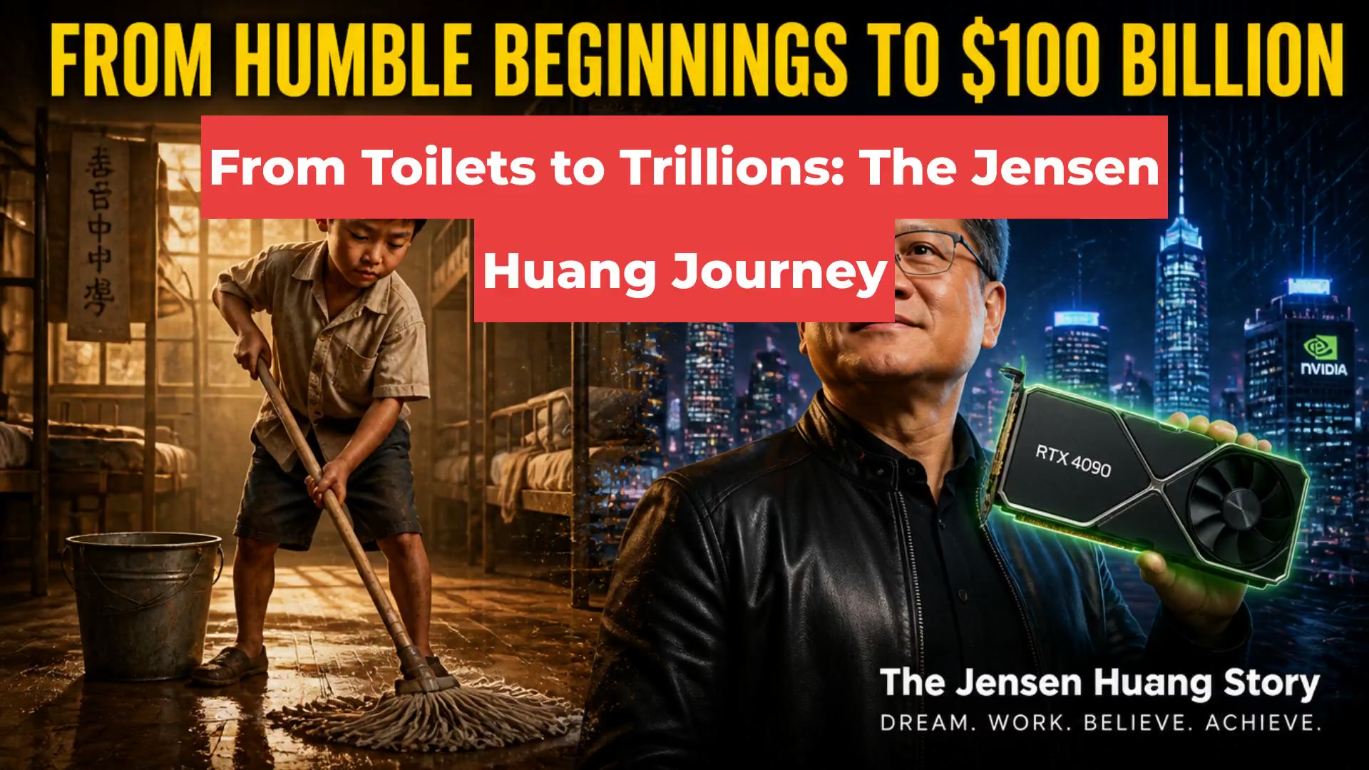 From Toilets to Trillions: The Jensen Huang Journey
