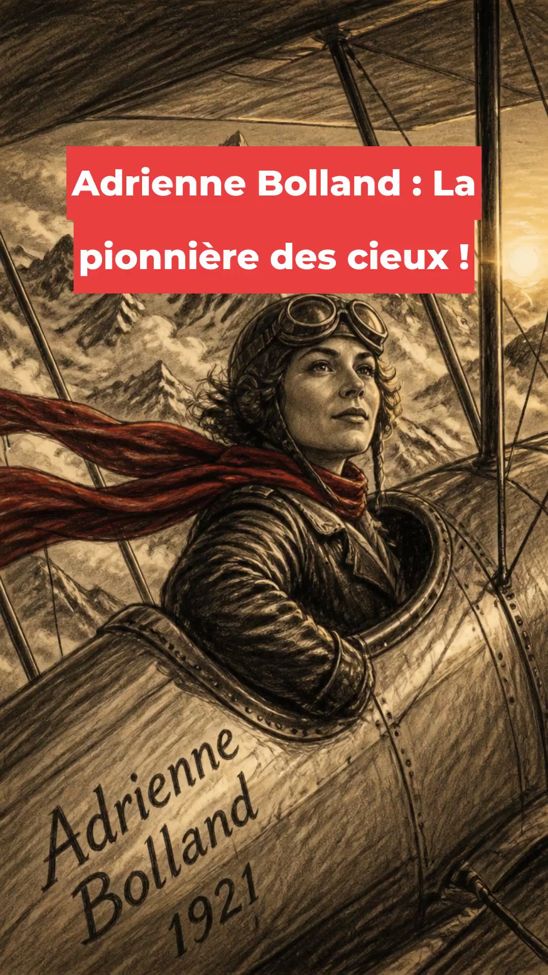 Adrienne Bolland : La pionnière des cieux !