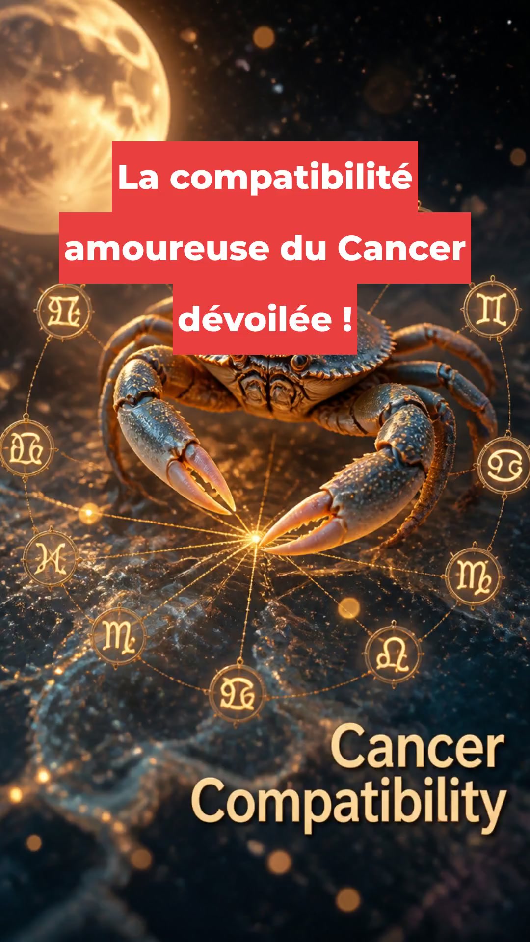 La compatibilité amoureuse du Cancer dévoilée !
