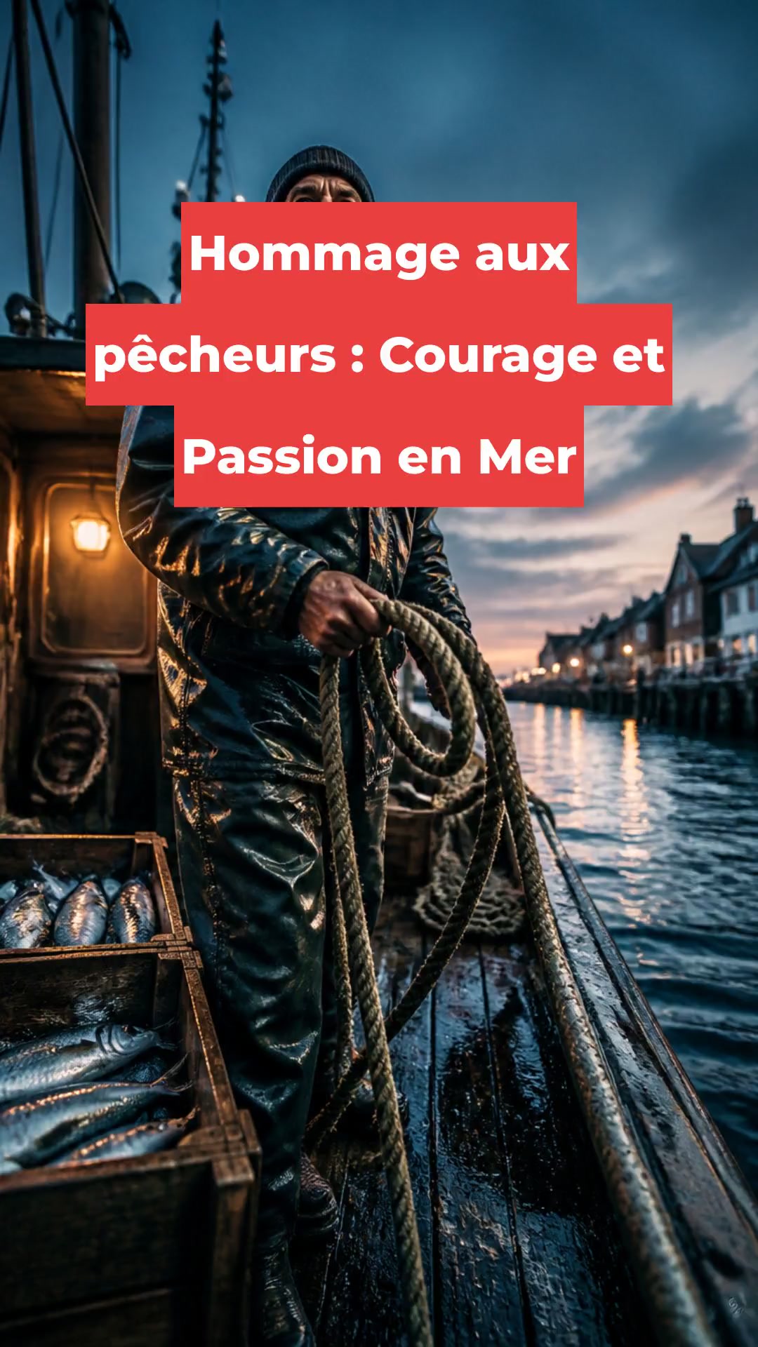 Hommage aux pêcheurs : Courage et Passion en Mer