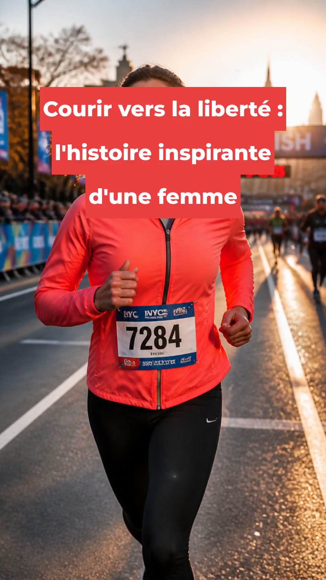 Courir vers la liberté : l'histoire inspirante d'une femme