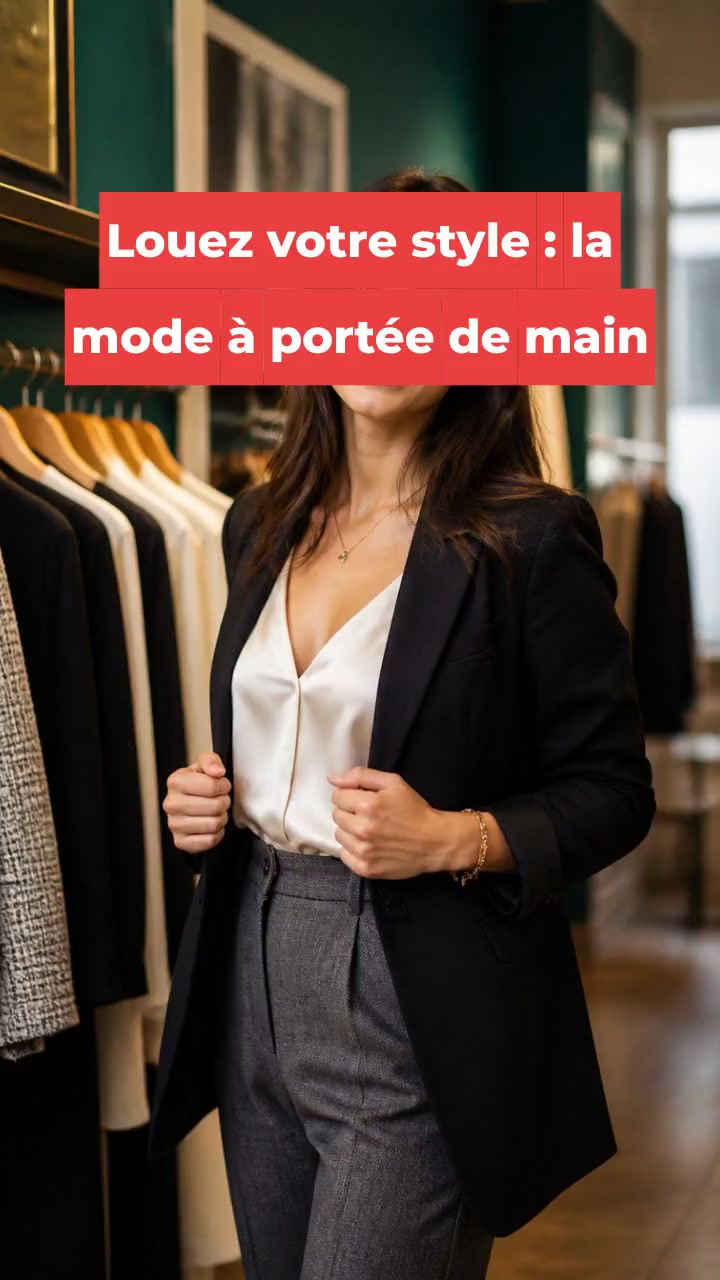 Louez votre style : la mode à portée de main
