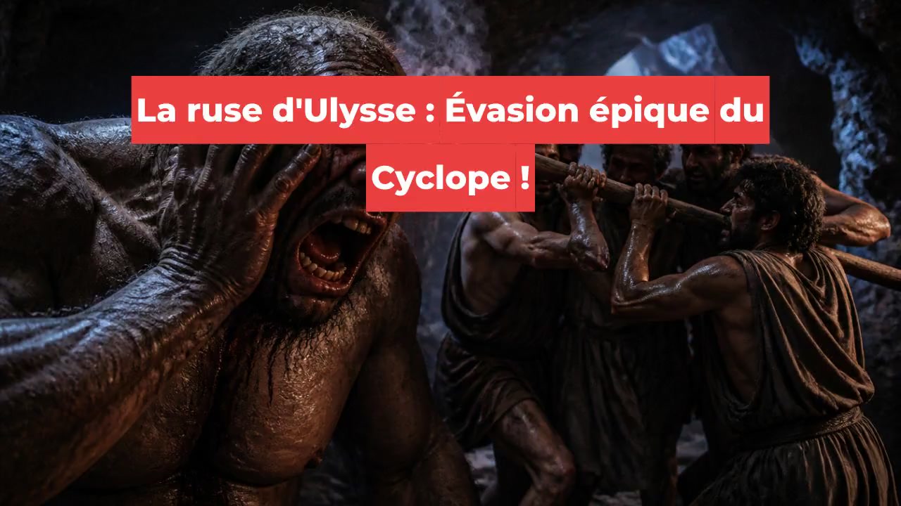 La ruse d'Ulysse : Évasion épique du Cyclope !