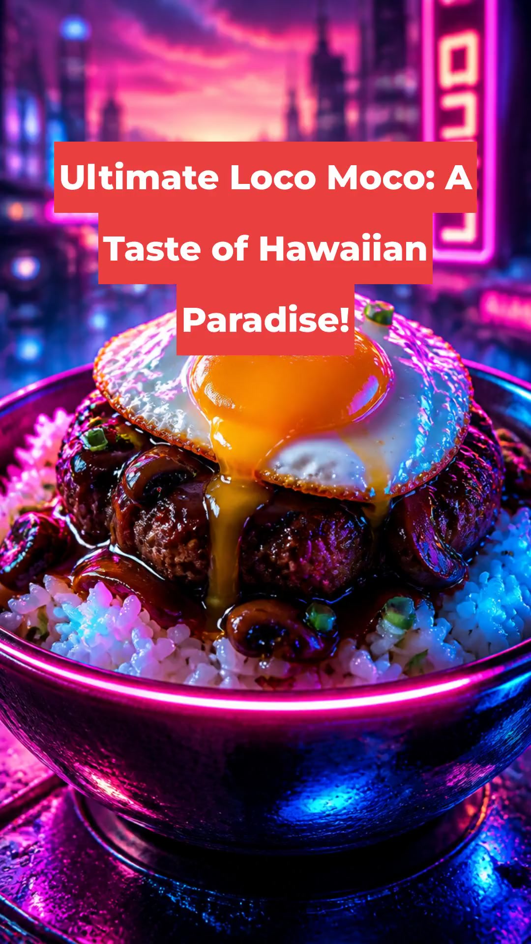 Ultimate Loco Moco: A Taste of Hawaiian Paradise!