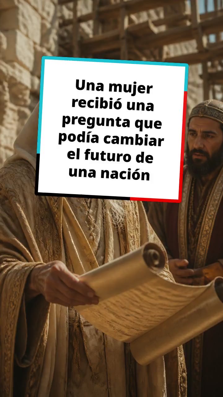 Una mujer recibió una pregunta que podía cambiar el futuro de una nación