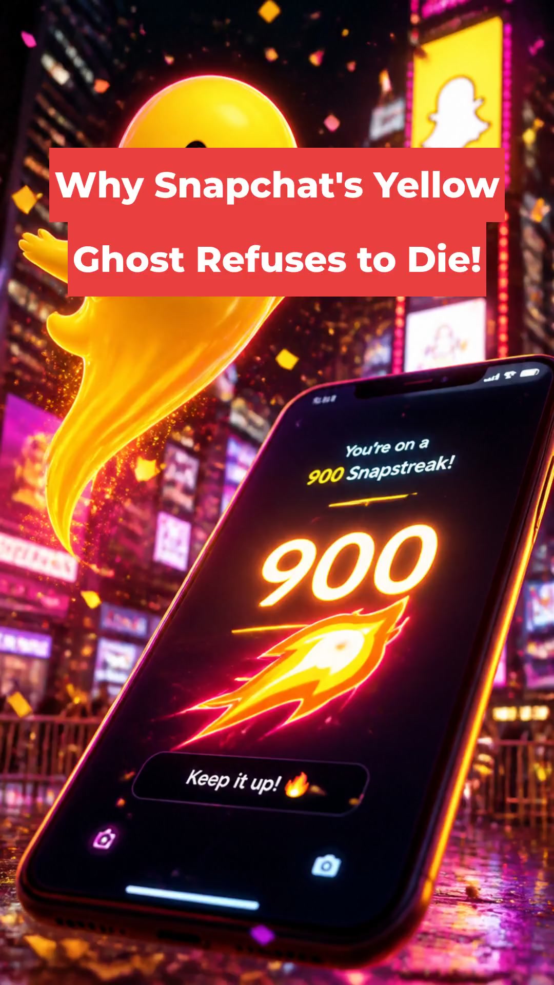 Why Snapchat's Yellow Ghost Refuses to Die!