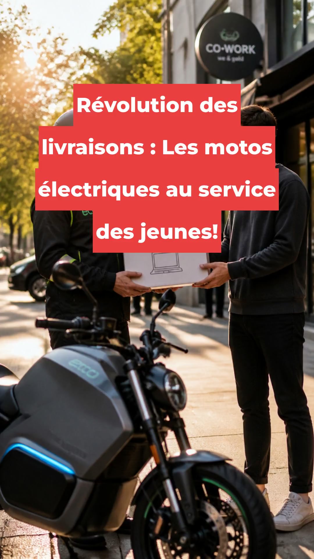Révolution des livraisons : Les motos électriques au service des jeunes!