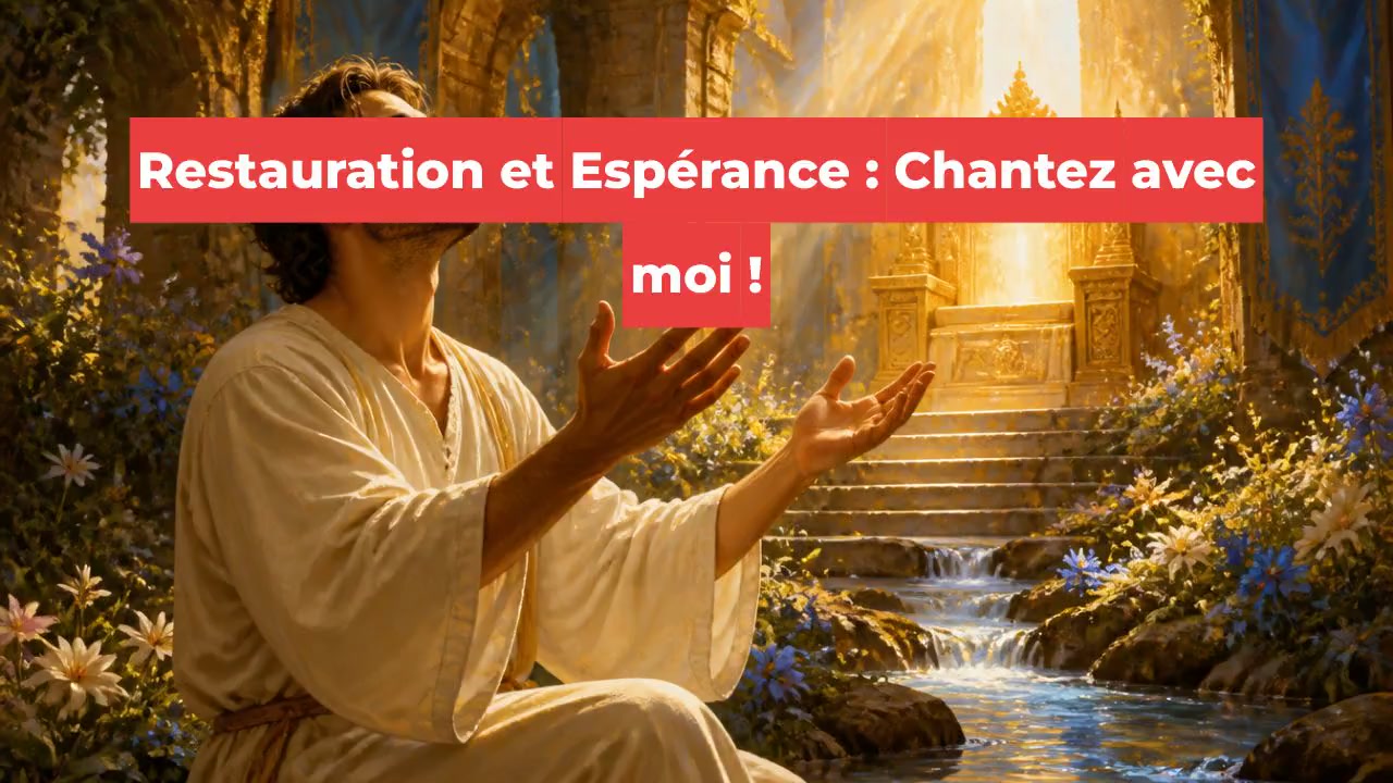 Restauration et Espérance : Chantez avec moi !