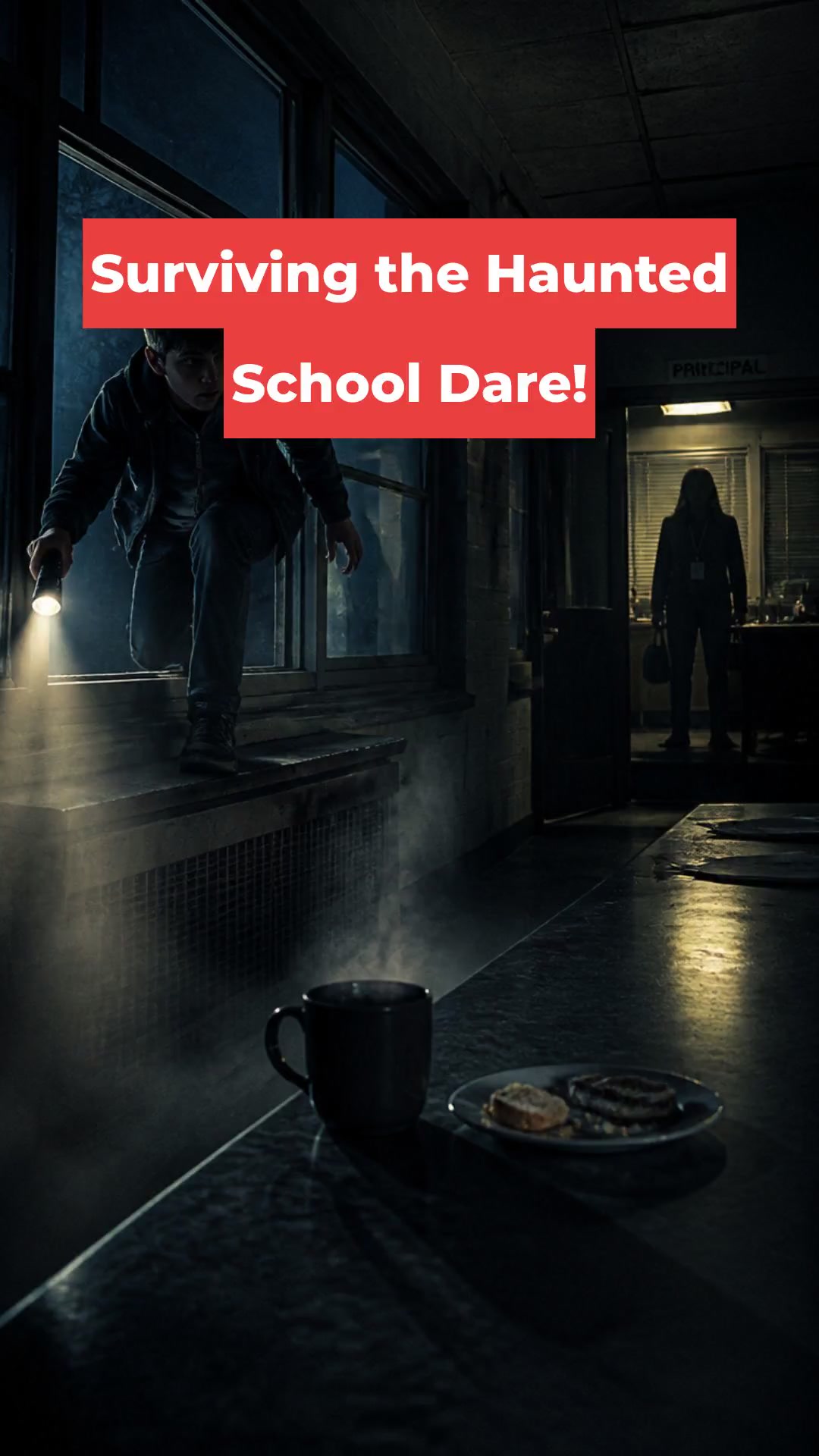 Surviving the Haunted School Dare!