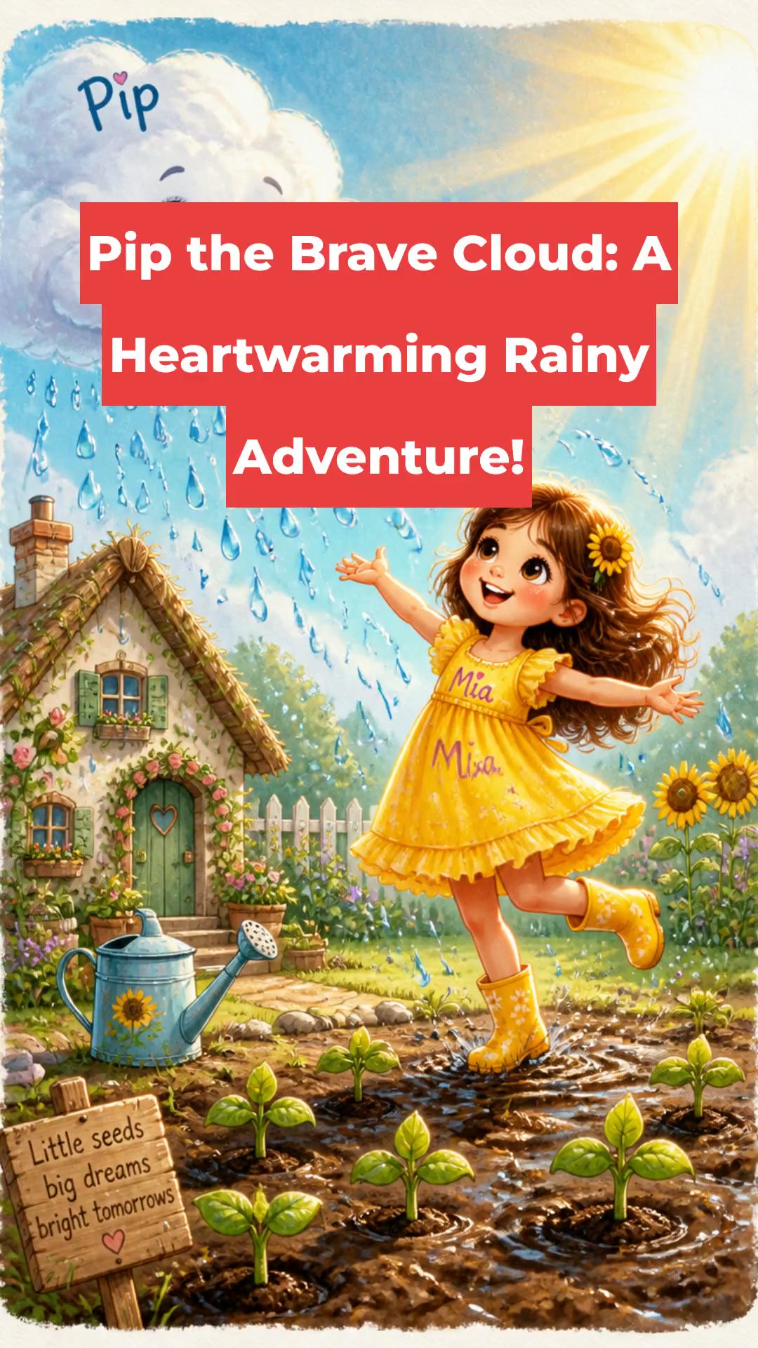 Pip the Brave Cloud: A Heartwarming Rainy Adventure!